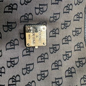Dooney and Bourke black and gray vintage bag. Gently used
